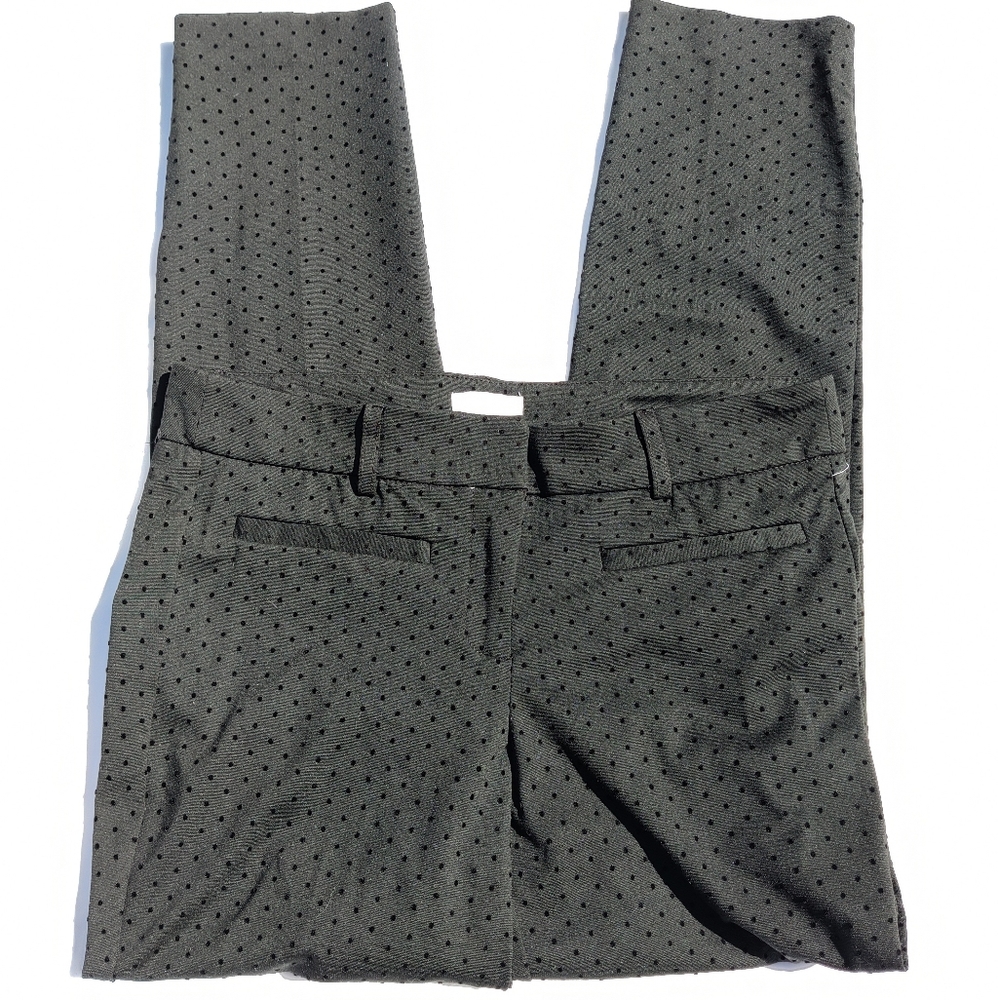Kenar straight leg polka dot business pants NWT